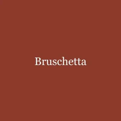 Bruschetta de tomate